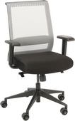 Heavy Duty Silver Mesh Back Adjustable Computer Chair