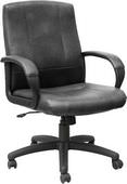 Mid Back Faux Leather Management and Conference Room Chair