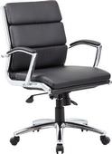 Modern Mid Back Black Executive and Conference Room Chair