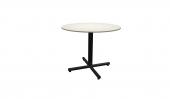 36 Inch Round Conference Table - (Gray / Black)