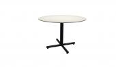 42 Inch Round Conference Table - (Gray / Black)