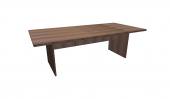 8 FT Modern Walnut Rectangular Conference Table