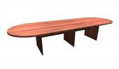 12 FT Cherry Racetrack Conference Table