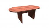 6 Person Cherry Racetrack Conference Table
