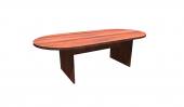 8 FT Cherry Racetrack Conference Table