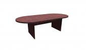 8 FT Mahogany Racetrack Conference Table