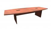 8 Person Cherry Boat Shaped Conference Table