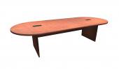 10 FT Cherry Racetrack Conference Table