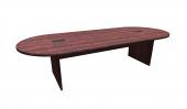 10 FT Mahogany Racetrack Conference Table