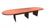 12 FT Cherry Racetrack Conference Table