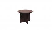 36 Inch Espresso Round Conference Table