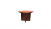 4 Person Cherry Round Conference Table