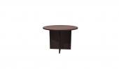 42 Inch Espresso Round Conference Table