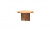 48 Inch Honey Round Conference Table