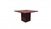 48 Inch Mahogany Square Conference Table