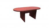 6 Person Cherry Racetrack Conference Table