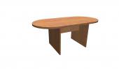 6 FT Honey Racetrack Conference Table