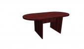 6 FT Mahogany Racetrack Conference Table